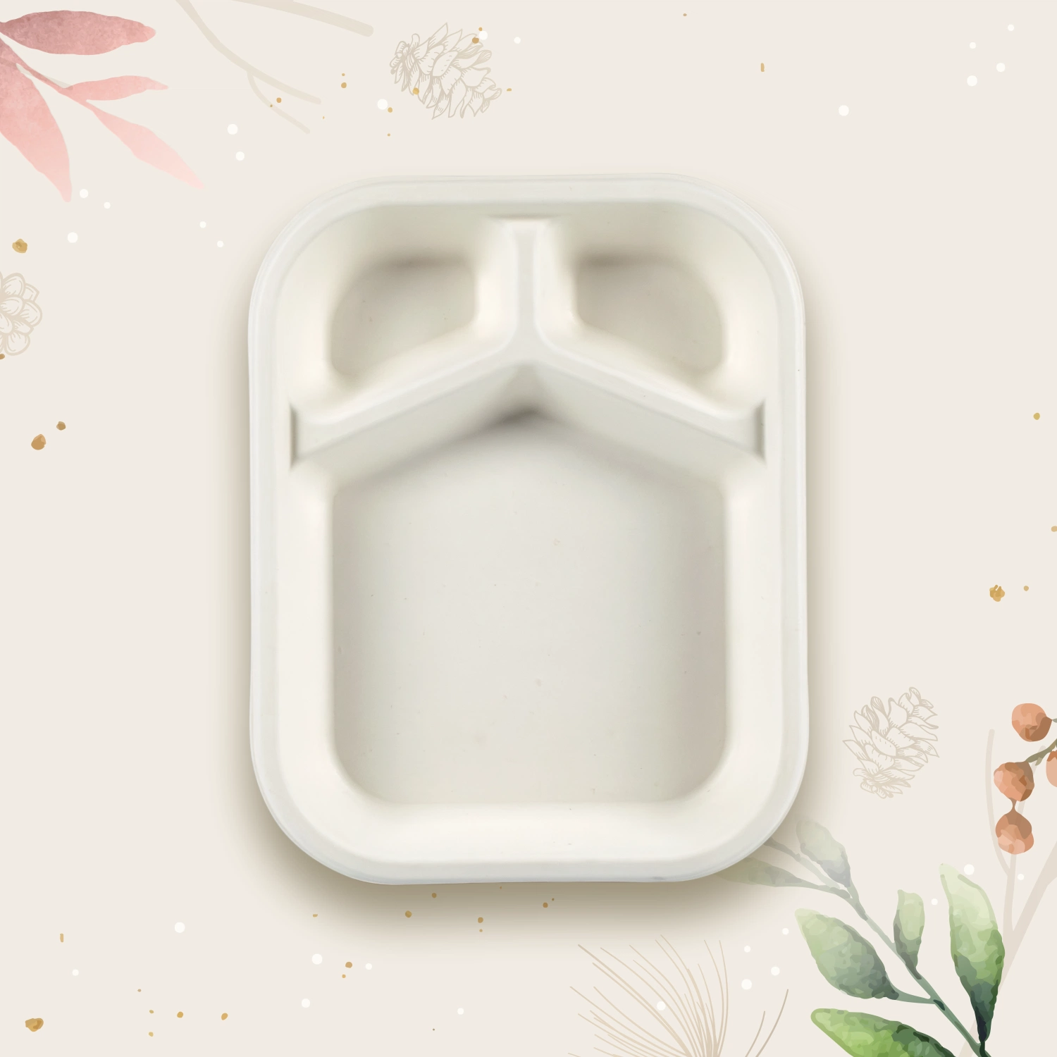 The 3 Compartment Chip & Dip Tray