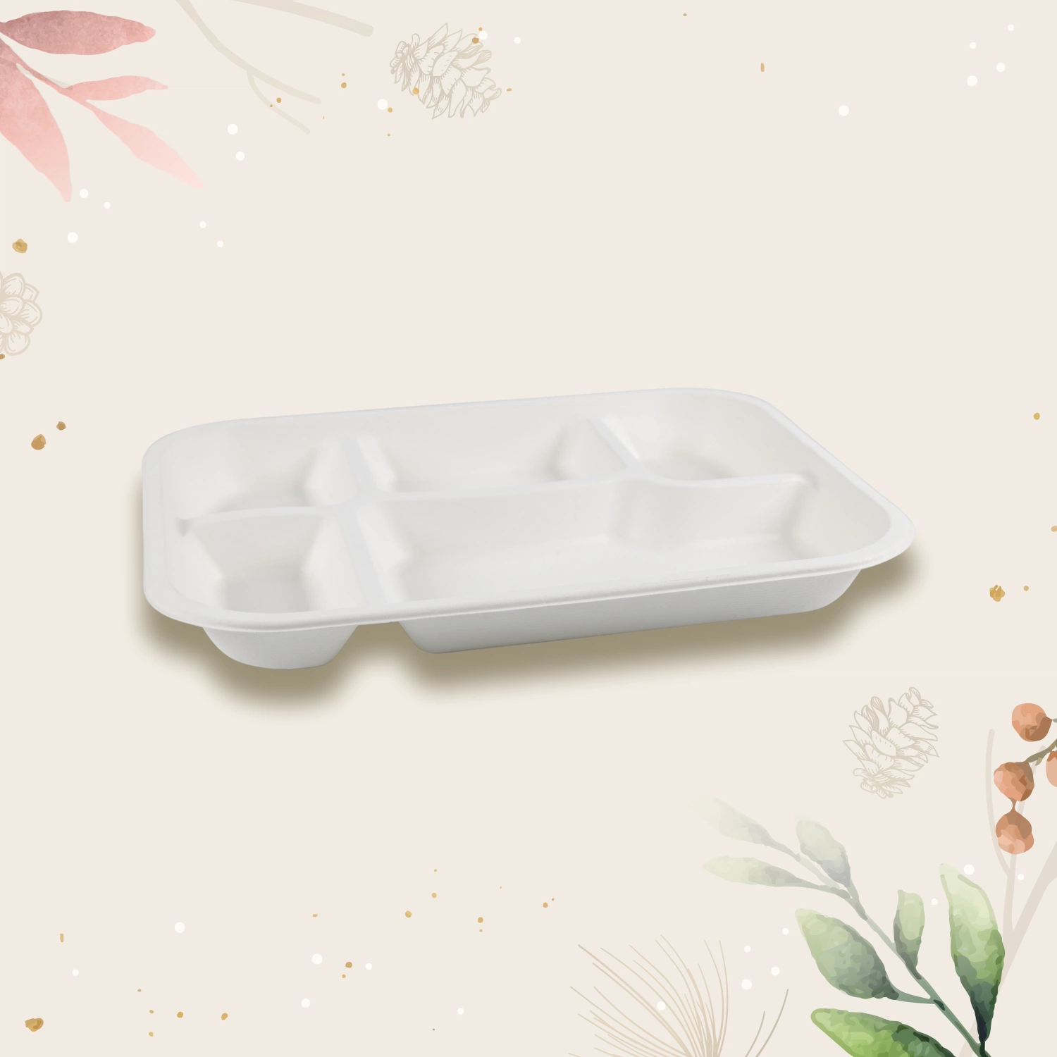 The 5 Compartment Regular Meal Tray - Image 4