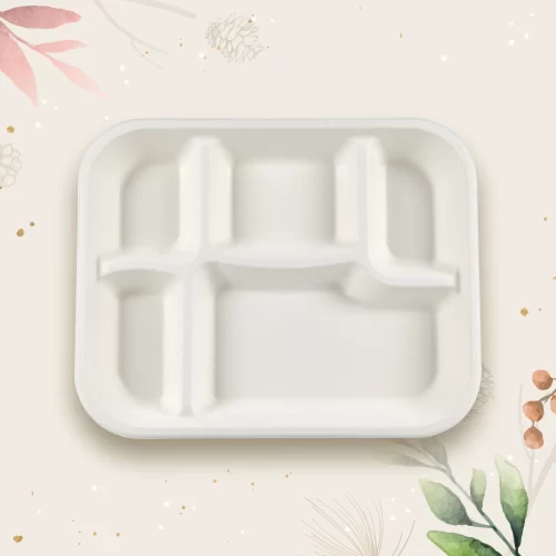 The 5 Compartment XL Meal Tray