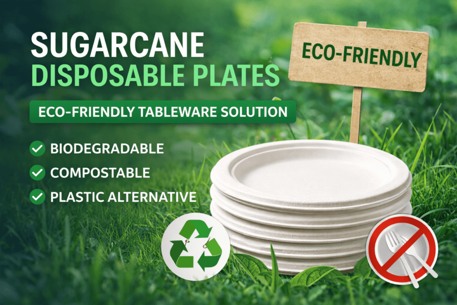 sugarcane disposable plates